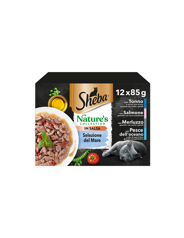 Sheba Nature's Collection In Salsa Selezione del Mare 12 x 85 g Sheba Nature's Collection In Salsa Selezione del Mare 12 x 85 g